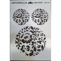 ΣΤΕΝΣΙΛ 35Χ50 HOME DESING STENCILS ARTEBELLA