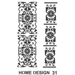 ΣΤΕΝΣΙΛ 35Χ50 HDS31 HOME DESING STENCILS ARTEBELLA