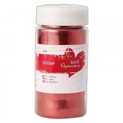 ΧΡΥΣΟΣΚΟΝΕΣ Large Glitter Pots (250gr) - Red