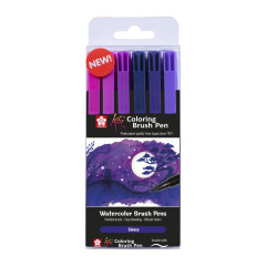 ΜΑΡΚΑΔΟΡΟΙ BRUSH PEN KOI COLOUR ΣΕΤ 6ΤΕΜ GALAXY