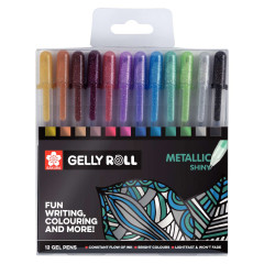 ΣΤΥΛΟ GELLY ROLL METALLIC SHINE ΣΕΤ 12