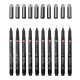 SAKURA PIGMA MICRON BLACK EDITION FREE CASE SET 10 (003-005-01-02-03-04-05-08-10-12)