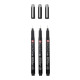 SAKURA PIGMA MICRON BLACK EDITION  FREE CASE SET 3 (01-03-05