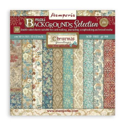 ΜΠΛΟΚ SCRAPBOOKING STAMBERIA  30,5X30,5CM  10ΦΥΛΛΑ  (12"X12")  - ΧΡΙΣΤΟΥΓΕΝΝΙΑΤΙΚΕΣ ΕΥΧΕΣ