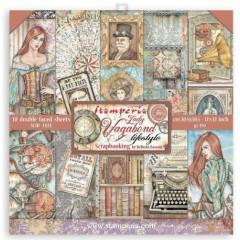 ΜΠΛΟΚ SCRAPBOOKING STAMPERIA 30,5Χ30,5CM 10Φ - DOUBLE FACE LADY VAGABOND LIFESTYLE