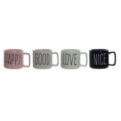 ΚΟΥΠΑ HAPPY-GOOD-LOVE-NICE 12X8.5X8 330ML 4ΣΧΕΔΙΑ