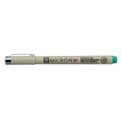 ΜΑΡΚΑΔΟΡΟΙ SAKURA GREEN  MICRON 01 PIGMA (ΣΥΣ-12ΤΕΜ)