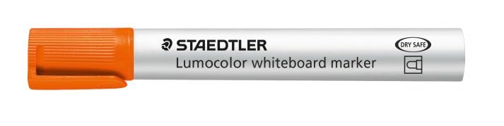 ΜΑΡΚΑΔΟΡΟΣ ΑΣΠΡΟΠΙΝΑΚΑ LUMOCOLOR STAEDTLER Πορτοκαλί 351-4