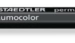 ΚΗΡΟΜΠΟΓΙΑ ΑΝΕΞΙΤΗΛΗ ΚΟΚΚΙΝΗ LUMOCOLOR STAEDTLER 236-2 (ΣΥΣΚ-12ΤΕΜ)