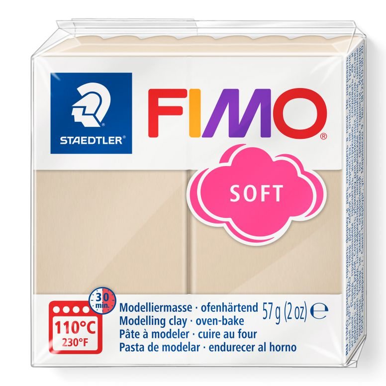 STAEDTLER ΠΗΛΟΣ FIMO SOFT 8020-70 Sahara 57g