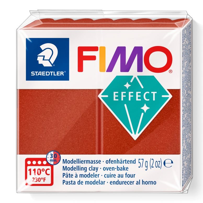 00576-1 STAEDTLER ΠΗΛΟΣ FIMO ΕFFECT 8010-27 Metallic Copper 57g - Image 1
