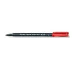 ΜΑΡΚΑΔΟΡΟΣ S ΑΝΕΞΙΤΗΛΟΣ LUMOCOLOR STAEDTLER Red 313-2 (ΣΥΣΚ-10ΤΕΜ)