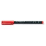 ΜΑΡΚΑΔΟΡΟΣ F ΑΝΕΞΙΤΗΛΟΣ LUMOCOLOR STAEDTLER Red 318-2 (ΣΥΣΚ-10ΤΕΜ)