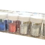 ΧΡΥΣΟΣΚΟΝΗ GLITTER  ΑΣΟΡΤΙ 8GR  ΣΕ ΑΛΑΤΙΕΡΑ 12ΤΕΜ 07070069