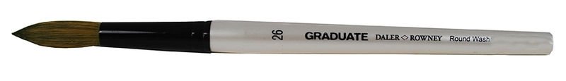 02280-1 ΠΙΝΕΛΟ ΣΤΡΟΓΓΥΛΟ GRADUATE PONY/SYNTHETIC ROUND WASH No. 26 - Image 1