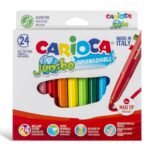ΜΑΡΚΑΔΟΡΟΙ ΖΩΓΡΑΦΙΚΗΣ CARIOCA 24 ΧΡΩΜΑΤΑ JUMBO ΧΟΝΤΡΗ ΜΥΤΗ 6ΜΜ (ΣΥΣΚ-6ΤΕΜ)