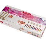ΣΕΤ ΖΩΓΡΑΦΙΚΗΣ ΜΕ ΑΚΡΥΛΙΚΑ 12x12ml,ΚΑΜΒΑΣ,ΚΑΒΑΛΕΤΟ,ΠΙΝΕΛΑ,ΧΑΡΤΙ ΠΑΛΕΤΑ ART CREATION