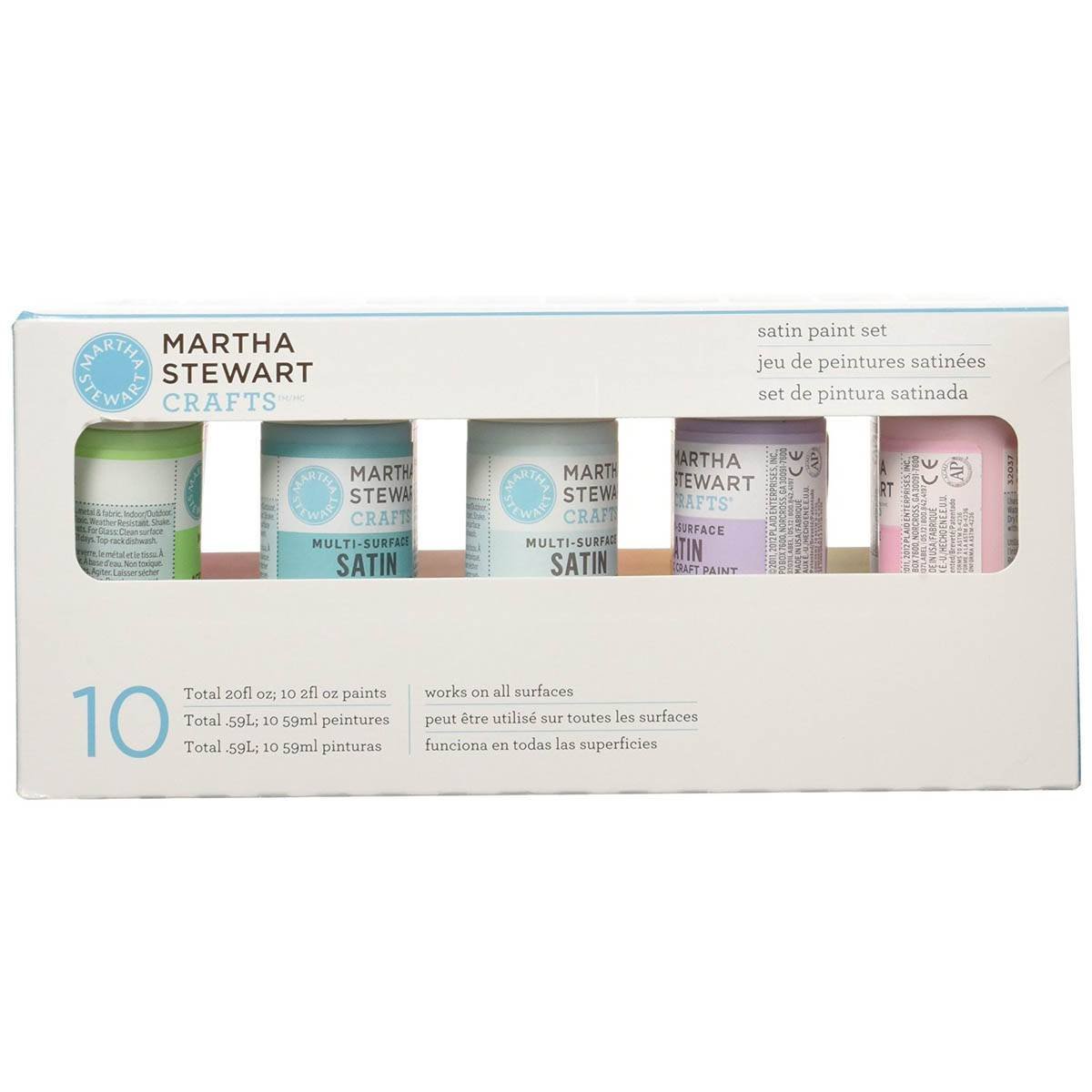 04583-1 ΣΕΤ ΑΚΡΥΛΙΚΑ SATIN MARTHA STEWART 10TEM - Image 1