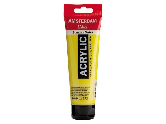05980-1 ΑΚΡΥΛΙΚΟ AMSTERDAM 120ml No.272 Transparent Yellow Medium - Image 1