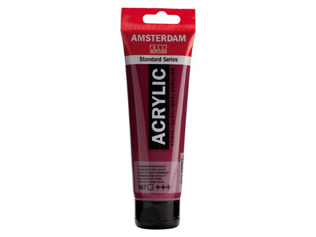 06002-1 ΑΚΡΥΛΙΚΟ AMSTERDAM 120ml No.567 Permanent Red Violet - Image 1