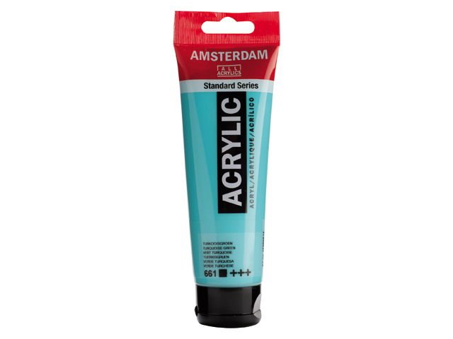 06009-1 ΑΚΡΥΛΙΚΟ AMSTERDAM 120ml No.661 Turquoise Green - Image 1