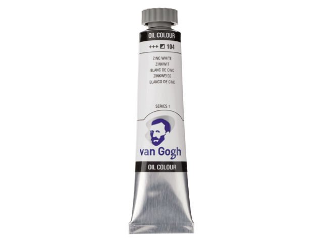 06056-1 ΛΑΔΙΑ VAN GOGH 20ML S1 T.7 No. 104 Zinc White (Safflower Oil) (ΣΥΣΚ-3ΤΕΜ) - Image 1