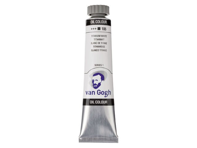 06057-1 ΛΑΔΙΑ VAN GOGH 20ML S1 T.7 No. 105 Titanium White (Safflower Oil)(ΣΥΣΚ-3ΤΕΜ) - Image 1