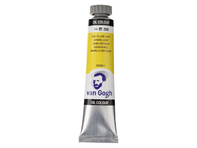 06117-1 ΛΑΔΙΑ VAN GOGH 20ML S1 T.7 No. 268 Azo Yellow Light (ΣΥΣΚ-3ΤΕΜ) - Image 1