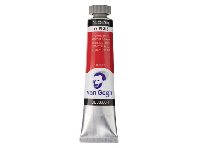 06126-1 ΛΑΔΙΑ VAN GOGH 20ML S1 T.7 No. 313 Azo Red Deep (ΣΥΣΚ-3ΤΕΜ) - Image 1