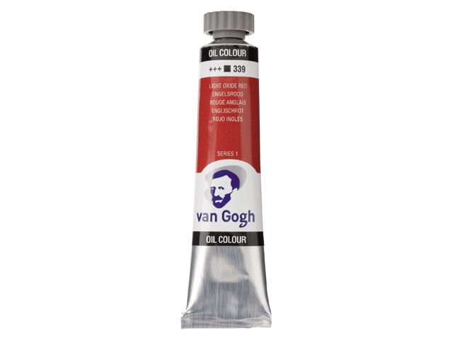 06132-1 ΛΑΔΙΑ VAN GOGH 20ML S1 T.7 No. 339 Light Oxide Red (ΣΥΣΚ-3ΤΕΜ) - Image 1
