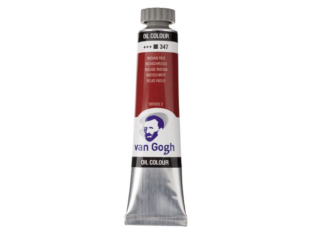 06133-1 ΛΑΔΙΑ VAN GOGH 20ML S2 T.7 No. 347 Indian Red (ΣΥΣΚ-3ΤΕΜ) - Image 1