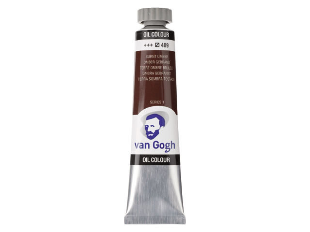 06140-1 ΛΑΔΙΑ VAN GOGH 20ML S1 T.7 No. 409 Burnt Umber (ΣΥΣ-3ΤΕΜ) - Image 1