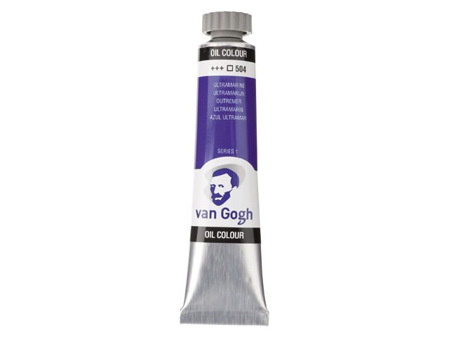06142-1 ΛΑΔΙΑ VAN GOGH 20ML S1 T.7 No. 504 Ultramarine (ΣΥΣΚ-3ΤΕΜ) - Image 1