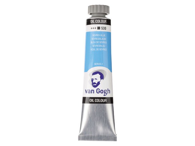 06147-1 ΛΑΔΙΑ VAN GOGH 20ML S1 T.7 No. 530 Sèvres Blue (ΣΥΣΚ-3ΤΕΜ) - Image 1