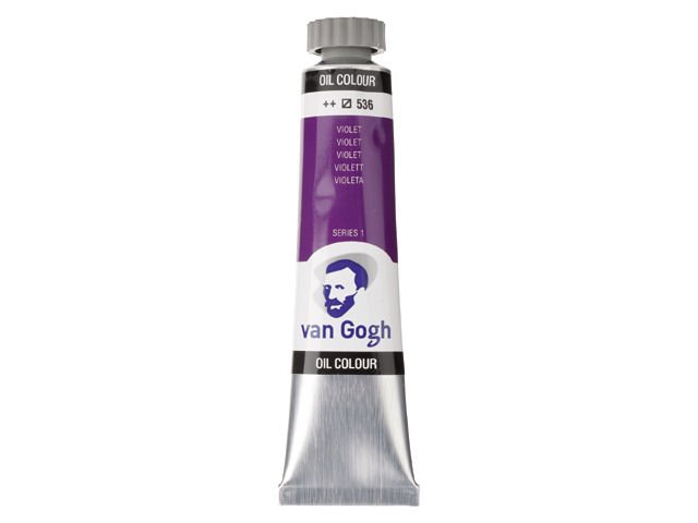 06150-1 ΛΑΔΙΑ VAN GOGH 20ML S1 T.7 No. 536 Violet (ΣΥΣΚ-3ΤΕΜ) - Image 1