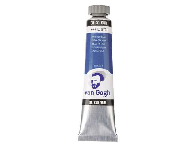 06154-1 ΛΑΔΙΑ VAN GOGH 20ML S1 T.7 No. 570 Phthalo Blue (Primary) (ΣΥΣΚ-3ΤΕΜ) - Image 1