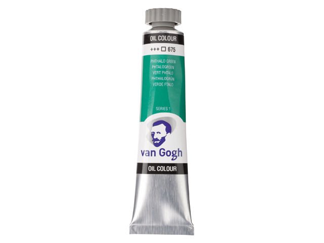06164-1 ΛΑΔΙΑ VAN GOGH 20ML S1 T.7 No. 675 Phthalo Green (ΣΥΣΚ-3ΤΕΜ) - Image 1