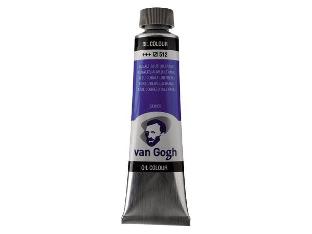 ΛΑΔΙΑ VAN GOGH 40ML S1 T.9 No. 512 Cobalt Blue (Ultramarine)