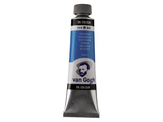 06206-1 ΛΑΔΙΑ VAN GOGH 40ML S2 T.9 No. 534 Cerulean Blue (ΣΥΣ-3ΤΕΜ) - Image 1