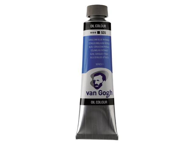 ΛΑΔΙΑ VAN GOGH 40ML S1 T.9 No. 535 Cerulean Blue(Phthalo)