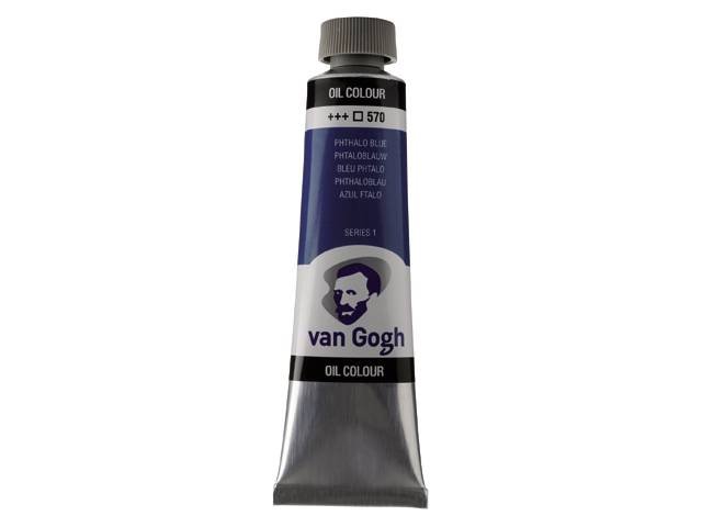 06212-1 ΛΑΔΙΑ VAN GOGH 40ML S1 T.9 No. 570 Phthalo Blue (Primary) (ΣΥΣ-3ΤΕΜ) - Image 1