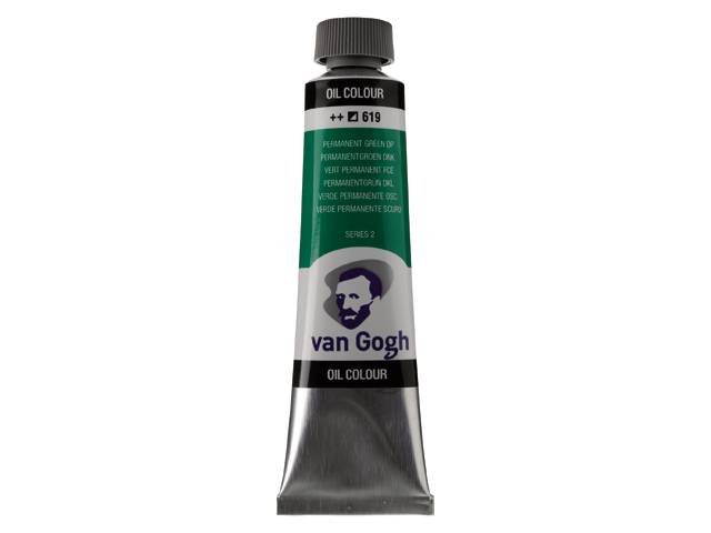 ΛΑΔΙΑ VAN GOGH 40ML S2 T.9 No. 619 Permanent Green Deep