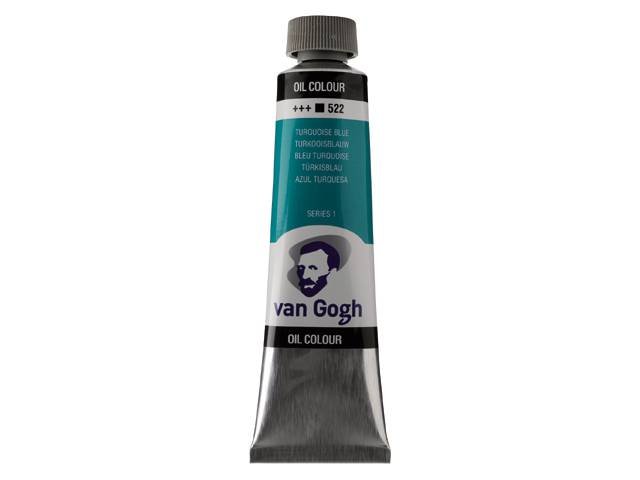 ΛΑΔΙΑ VAN GOGH 40ML S1 T.9 No. 522 Turquoise Blue