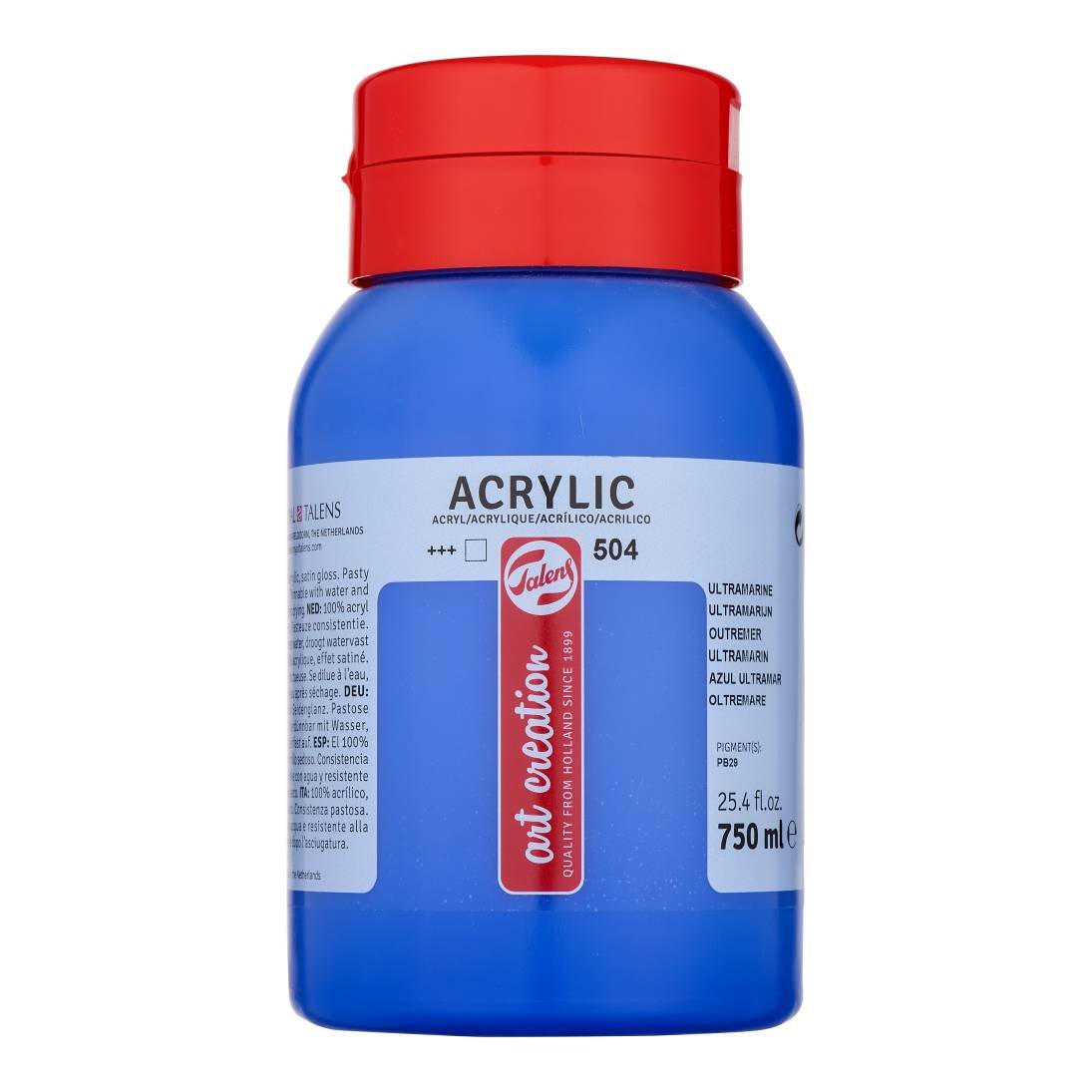 ΑΚΡΥΛΙΚΟ ΧΡΩΜΑ ART CREATION 750ml 504 Blue Ultramarine