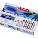 ΣΕΤ WATERCOLOUR ART CRΕΑΤΙΟΝ 12x12ml-ΜΠΛΟΚ-ΠΙΝΕΛΑ-ΜΟΛΥΒΙ-ΓΟΜΑ-ΠΑΛΕΤΑ