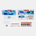 ΣΕΤ WATERCOLOUR ART CRΕΑΤΙΟΝ 12x12ml-ΜΠΛΟΚ-ΠΙΝΕΛΑ-ΜΟΛΥΒΙ-ΓΟΜΑ-ΠΑΛΕΤΑ - Image 2