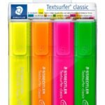 ΣΕΤ ΜΑΡΚΑΔΟΡΟΙ ΥΠΟΓΡΑΜΜΙΣΗΣ TEXTSURFER CLASSIC STAEDTLER 4ΤΕΜ
