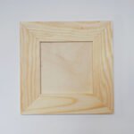 ΞΥΛΙΝΗ ΚΟΡΝΙΖΑ ΤΕΤΡΑΓΩΝΗ ΜΕ ΠΛΑΙΣΙΟ 185X185X10