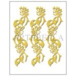 TRANSFER GOLOR 17X24CM 2707-GOLD ARTEBELLA