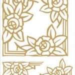 TRANSFER GOLOR 22X33CM 2310-GOLD ARTEBELLA